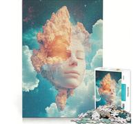 Puzzle per adulti da 1000 pezzi, surrealismo cosmico, gioco educativo, rilassante e stimolante per la mente, ideale come regalo di compleanno o per occasioni speciali 38x26cm