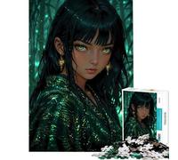 Puzzle per adulti da 1000 pezzi "Sussurri del Regno di Giada" per compleanno Natale antistress divertente gioco per ragazzi dai 14 anni in su (38x52cm)