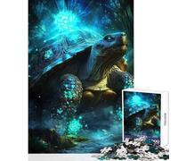 Puzzle per adulti da 1000 pezzi tartaruga mistica giocattolo educativo idee regalo per giochi educativi che migliorano l'amore tra coppie dimensioni 38x26cm