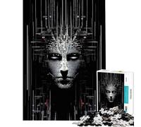 Puzzle per adulti da 1000 pezzi Techno Visage gioco rompicapo avvincente per coltivare la pazienza regalo divertente per donne (dimensioni 50x75cm)