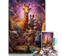 Puzzle per adulti da 1000 pezzi, tema: animali, feste, adolescenti, giochi di attività stimolanti per famiglie, giocattoli fai da te, regali per decorare le pareti di casa (dimensioni 75x50cm)