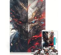 Puzzle per adulti da 1000 pezzi, tema anime Morte contro Vita, gioco educativo, decorazione per la casa, per rafforzare l'amore tra le coppie 50x75cm