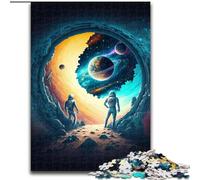 Puzzle per adulti da 1000 pezzi, tema astronauta, dimensioni 50x75cm, sfida per la mente, attività educativa per adolescenti