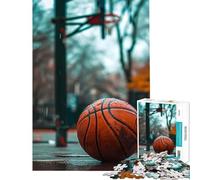 Puzzle per adulti da 1000 pezzi tema basket nostalgia gioco educativo giocattolo didattico regalo di Babbo Natale segreto decorazione per la casa (dimensioni 38x26cm)