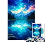 Puzzle per adulti da 1000 pezzi tema "Cavalleria notturna da sogno" sfida per la mente e l'intelligenza giocattolo avvincente divertente antistress regalo per donne e uomini (dimensioni 38x52cm)