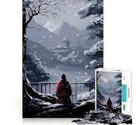 Puzzle per adulti da 1000 pezzi,tema Giappone,meditazione,pixel art,gioco di precisione,concentrazione mentale,gioco lento,divertente,regalo di compleanno (38x52cm)
