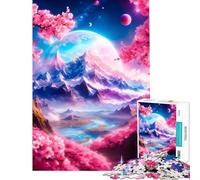 Puzzle per adulti da 1000 pezzi tema Giorno Celeste impegnativo da completare gioco manuale difficile adatto a persone dai 14 anni in su (38x52cm)