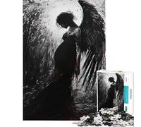 Puzzle per adulti da 1000 pezzi tema "Lutto velato" puzzle per adolescenti giochi rilassanti vacanze a casa passatempo gioco stimolante regalo (dimensioni 38x52cm)