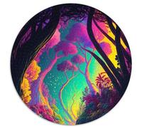 Puzzle per adulti da 1000 pezzi, tema: mondo fantasy, foresta, in cartone, regalo di Natale, ideale per ufficio, camera da letto, soggiorno (67,5x67,5cm)