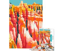 Puzzle per adulti da 1000 pezzi tema natura dello Utah arte minimalista Un gioco avvincente per coltivare la pazienza ideale per tutta la famiglia e migliorare la memoria Un'ottima idea regalo