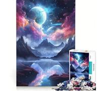 Puzzle per adulti da 1000 pezzi tema Natura e Galassia gioco pratico impegnativo da completare collezione d'artista belle arti 38x52cm