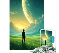 Puzzle per adulti da 1000 pezzi tema "Pianeta della Contemplazione" sfida educativa gioco divertente per ragazzi dai 14 anni in su (38x52cm)