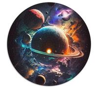 Puzzle per adulti da 1000 pezzi, tema: Pianeti e Universo. Puzzle impegnativi ideali per gli innamorati, perfetti come regalo di Natale, Capodanno e San Valentino. Dimensioni: 67,5x67,5 cm.