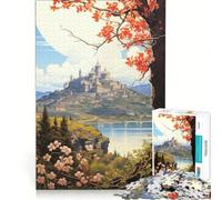 Puzzle per adulti da 1000 pezzi tema Provenza gioco educativo regalo di compleanno ideale come decorazione da scrivania 50x75cm