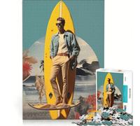 Puzzle per adulti da 1000 pezzi tema "Sogni di surf postmoderni" antistress di analisi e logica collezione d'artista belle arti 38x52cm