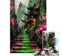 Puzzle per adulti da 1000 pezzi tema Via del Veleno giapponese Gioco rilassante per adulti migliora la memoria compleanno e Natale (dimensioni 50x75cm)