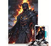 Puzzle per adulti da 1000 pezzi tema Vulcano Cavaliere della Rovina gioco interattivo decorazione per la casa compleanno e Natale 50x75cm
