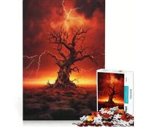 Puzzle per adulti da 1000 pezzi Tempesta apocalittica, gioco rilassante, allena la mente e la manualità, compleanni e altre occasioni 38x52cm