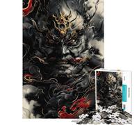 Puzzle per adulti da 1000 pezzi Tempio giapponese del guardiano gioco pratico per adulti decorazione per la casa compleanni e occasioni speciali (dimensioni 38x52cm)