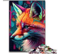 Puzzle per adulti da 1000 pezzi, The Clever Fox, per 14+ anni, gioco impegnativo da regalare a tutta la famiglia e agli amici (dimensioni 26x38cm)