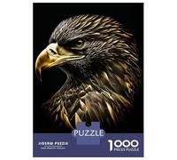 Puzzle Per Adulti Da 1000 Pezzi The Gold Black Eagle Puzzle Per Adulti Giochi Rilassanti Migliora La Memoria Regali Unici Per Compleanno E Natale 52x38cm/1000pcs