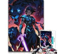 Puzzle per adulti da 1000 pezzi The Lion Guard Tough Challenge, regali di compleanno per bambini dai 14 anni in su, 50x75cm