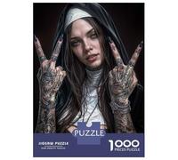 Puzzle Per Adulti Da 1000 Pezzi The Rebel Nun Puzzle Per Adolescenti Giochi Per Famiglie Assemblaggio Di Modelli Attività Divertenti A Casa 70x50cm/1000pcs