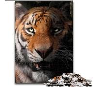 Puzzle per adulti da 1000 pezzi "Tigre che si nasconde" Puzzle per adulti da 1000 pezzi, idea regalo per le feste, opera d'arte umoristica, illustrazione dettagliata Dimensioni: 26x38cm