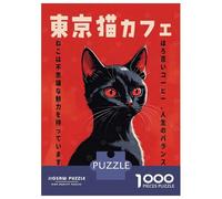 Puzzle Per Adulti Da 1000 Pezzi Tokyo Cat Cafe Puzzle Per Adulti Gioco Pratico Sfida Difficile Aiuta Ad Allenare Il Cervello 38x26cm/1000pcs