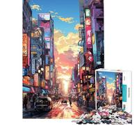 Puzzle per adulti da 1000 pezzi Tokyo Giappone Puzzle divertenti per adulti difficili unici regalo per compleanno e Natale (dimensioni 38x26cm)
