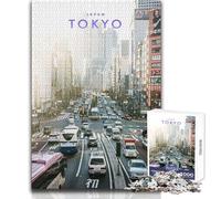 Puzzle per adulti da 1000 pezzi, Tokyo Metropolis del Giappone, rompicapo, giochi per famiglie, decorazioni artistiche per la casa, giocattoli antistress, dimensioni 38x26cm