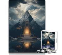 Puzzle per adulti da 1000 pezzi, Tomba antica, Bellissimo design, Analisi del gioco e logica, Regali di Babbo Natale segreto, Dimensioni 50x75cm