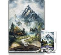 Puzzle per adulti da 1000 pezzi, Tomo dei regni infiniti, giochi educativi e rilassanti, regali di Babbo Natale segreto (dimensioni 38x52cm)