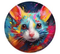 Puzzle per adulti da 1000 pezzi, Topo, puzzle difficili per adulti, Natale o compleanni (dimensioni 67,5x67,5 cm)