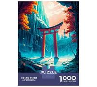 Puzzle Per Adulti Da 1000 Pezzi Torii Gates Anime Japanese Puzzle Giochi Rilassanti Sfida Difficile Riduzione Dello Stress Regali 70x50cm/1000pcs