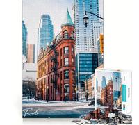Puzzle per adulti da 1000 pezzi, Toronto, Canada, con bordi perfetti, divertente gioco di concentrazione mentale, gioco tranquillo, decorazione natalizia, regalo (38x26cm)