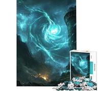 Puzzle per adulti da 1000 pezzi Torre Mistica e Vortice Divertimento a casa attività per migliorare la memoria e rilassarsi adatto a partire dai 14 anni (50x75cm)