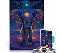 Puzzle per adulti da 1000 pezzi Totem elefante Fatto di cartone da 14 anni in su Decorazione della casa Gioco Giocattoli Regali di Natale per le donne misurare:26x38cm/10.24 x 14.96pollice