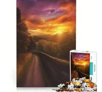 Puzzle per adulti da 1000 pezzi Tramonto da sogno Gioco per famiglie Migliora la memoria Ideale come regalo per tutta la famiglia 50x75cm