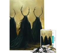 Puzzle per adulti da 1000 pezzi Tre Druidi Erranti Gioco per famiglie Gioco stimolante Ottimo regalo per gli amanti dei giochi Difficile (Dimensioni 50x75cm)