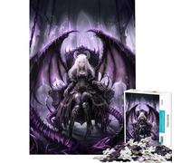 Puzzle per adulti da 1000 pezzi Trono dell'Angelo Oscuro gioco rompicapo sfida per l'intelligenza giocattolo avvincente ottimo regalo un'opera d'arte (dimensioni 38x52cm)