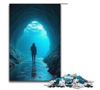 Puzzle per adulti da 1000 pezzi Tunnel sottomarino Puzzle per divertimento in famiglia Gioco per famiglie Puzzle antistress Sfida difficile Puzzle da 1000 pezzi (38x26 cm)