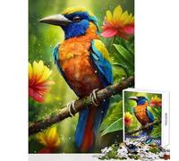 Puzzle per adulti da 1000 pezzi "Uccello nel paradiso" giocattolo educativo opera d'arte regalo gioco educativo con poster abbinato e foglio di quiz dimensioni 50x75cm