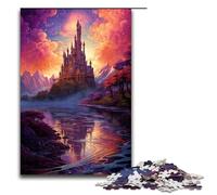 Puzzle per adulti da 1000 pezzi "Un grande castello sopra la città" Modello di assemblaggio Aiuta il cervello a esercitare Giocattoli avvincenti per coltivare la pazienza 1000 pezzi (75x50 cm)