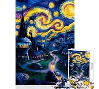 Puzzle per adulti da 1000 pezzi un omaggio a Van Gogh Gioco pratico perfetto come decorazione da parete Ideale come regalo (38x26cm)