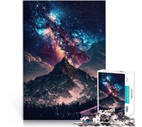 Puzzle per adulti da 1000 pezzi Una vista sulle montagne della galassia Fatto di legno,Adatto a persone dai 14 anni in su Gioco intellettuale giocattolo apprendimento educativo regalo。