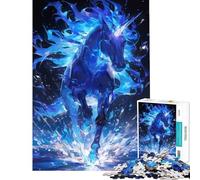 Puzzle per adulti da 1000 pezzi Unicorno creatura leggendaria ideale per compleanni e Natale Gioco educativo di analisi e logica per ragazzi dai 14 anni in su (38x26cm)