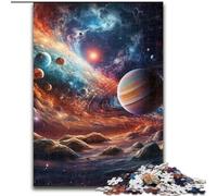 Puzzle per adulti da 1000 pezzi, universo colorato, attività di legame familiare, feste e compleanni (dimensioni: 50x75cm)