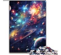 Puzzle per adulti da 1000 pezzi, universo colorato, in cartone, gioco interattivo per famiglie, decorazione fai da te per la casa, stimolante rompicapo, 1000 pezzi(26x38cm)