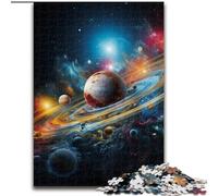 Puzzle per adulti da 1000 pezzi, universo colorato, in cartone, rompicapo stimolante per adolescenti, divertente serata di giochi in famiglia, 1000 pezzi(26x38cm)